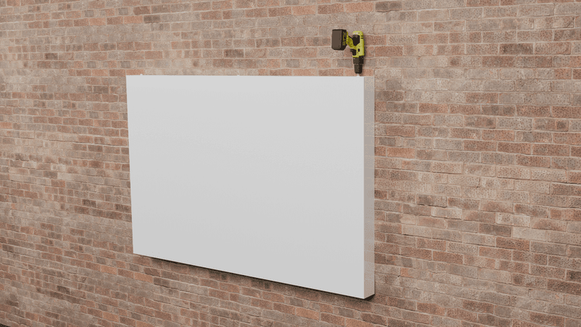 How to Install a Sign Tray on a Wall